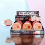 Présentoir de 18 (1,04€ pièce) : Poudre Compacte 3 Teintes 12H - Leticia Well