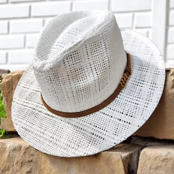 Mélange de 3 (soit 3,50€) Chapeaux Panama Tressés - Couleurs Assorties – Image 3