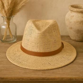 Mélange de 3 (soit 3,50€) Chapeaux Panama Tressés - Couleurs Assorties – Image 6