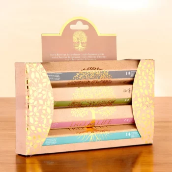 Coffret de 4 Boites de Parfums d’Encens – Collection Tree of Life
