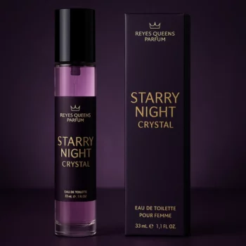 Lot de 10 (Soit 1,80€ pièce) : Eau de toilette générique femme STARRY NIGHT CRYSTAL - Reyes Queens