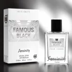 Lot de 3 (1,98€ Pièce) : Eau de Toilette Générique Pour Homme Famous Black – Sensinity