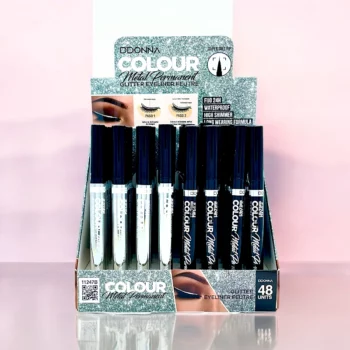 Pack de 48 (soit 1.28€ l'unité) Eye Liner Noir & Metal Permanent 24H - D'Donna