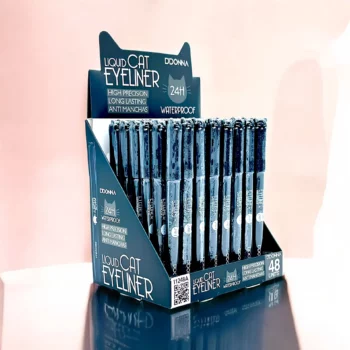 Pack de 48 (soit 0.75€ l'unité) Eye Liner Noir & Marron Liquide CAT 24H - D'Donna – Image 3