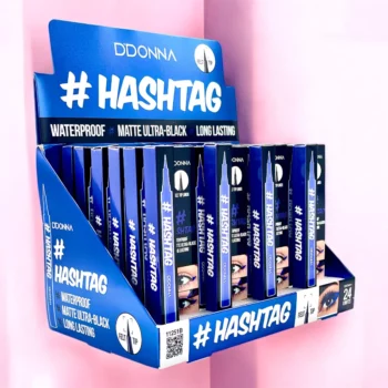 Pack de 24 (soit 0.75€ l'unité) Eye Liner Mat Ultra-Noir Waterproof #HASHTAG - D'Donna – Image 3