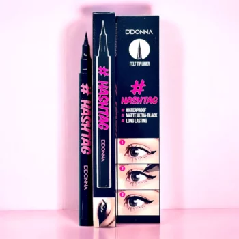 Pack de 24 (soit 0.50€ l'unité) Eye Liner Mat Ultra-Noir Waterproof #HASHTAG - D'Donna – Image 2