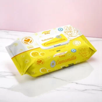 Lot de 3 (1,22€ Pièce) : Paquet de 80 lingettes Bébé Camomille - Setahome – Image 2