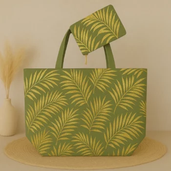 Mélange de 6  (soit 4,30€) Sacs de Plage avec Porte-Monnaie - Couleurs Assorties – Image 2