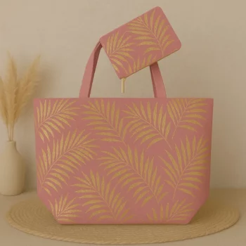 Mélange de 6  (soit 4,30€) Sacs de Plage avec Porte-Monnaie - Couleurs Assorties – Image 3