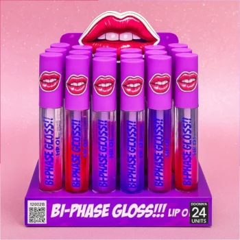 Pack de 24 (soit 0.75€ l'unité) Gloss "Bi-Phase Gloss!!! Lip Oil" – D'Donna