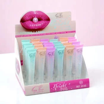 Pack de 24 (soit 0.76€ l'unité) Gloss à Lèvres Liquide BRIGHT AS STARS - Easy Paris – Image 2