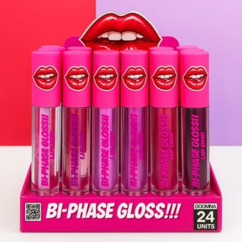 Pack de 24 (soit 0.75€ l'unité) Gloss "Bi-Phase Gloss!!! Lip Oil" – D'Donna – Image 3