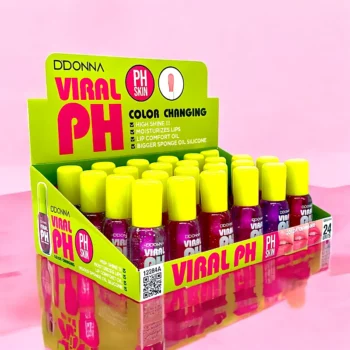 Présentoir de 24 (soit 1,13€ l'unité) : Gloss à Lèvres Viral PH - DDonna – Image 3