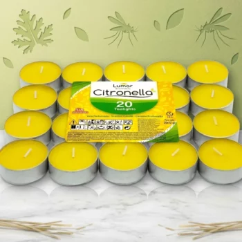 12 Packs de 20 (Soit 2,10€ les 20 Bougies) : Bougies répulsif Anti-moustiques – Image 4