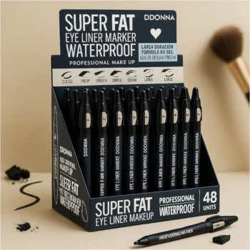 Pack de 48 Crayon Eye Liner Noir SUPER FAT WATERPROOF - D'Donna â Image 4
