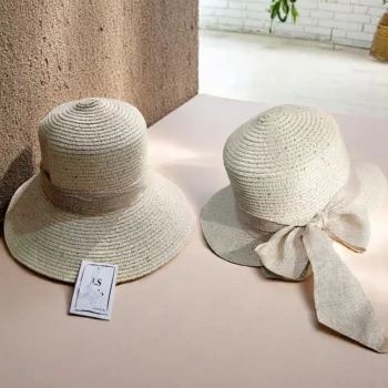 Mélange de 3 (soit 3,50€) Chapeaux d’Été avec Bandeau Uni – Mélange de Couleurs – Image 2