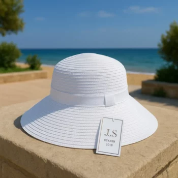 Mélange de 3 (soit 3,50€) Chapeaux d’Été avec Bandeau Uni – Mélange de Couleurs – Image 3
