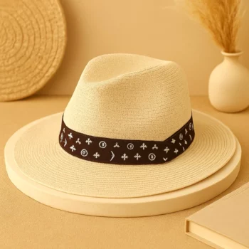 Mélange de 3 (soit 3,50€) Chapeaux Mixtes en Raphia – Couleurs Assorties selon Arrivage – Image 3