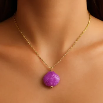 Lot de 12 (1,50€ Pièce) : Collier doré & Pendentif Océan - Acier Inoxydable – Image 4
