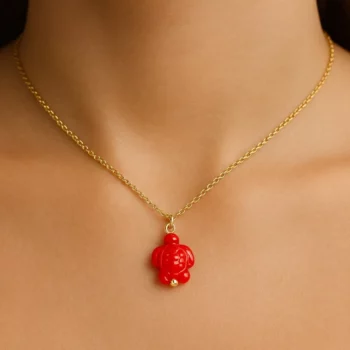 Lot de 12 (1,50€ Pièce) : Collier doré & Pendentif Océan - Acier Inoxydable – Image 5