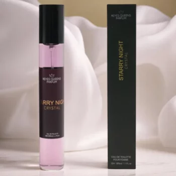 Lot de 10 (Soit 1,80€ pièce) : Eau de toilette générique femme STARRY NIGHT CRYSTAL - Reyes Queens – Image 2