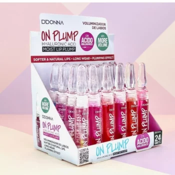 Pack de 24 (soit 0,90€ l'unité) Gloss à lèvres ON PLUMP ACIDE HYALURONIQUE - D'Donna – Image 3