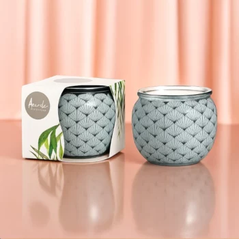 Pack de 12 (soit 0.90€ pièce) : Bougie Pot en Verre Vintage parfum SAULE EN FLEUR - Acorde Fragrances
