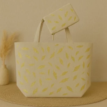Mélange de 6  (soit 4,30€) Sacs de Plage avec Porte-Monnaie - Couleurs Assorties – Image 2