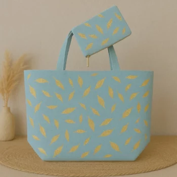 Mélange de 6  (soit 4,30€) Sacs de Plage avec Porte-Monnaie - Couleurs Assorties – Image 4
