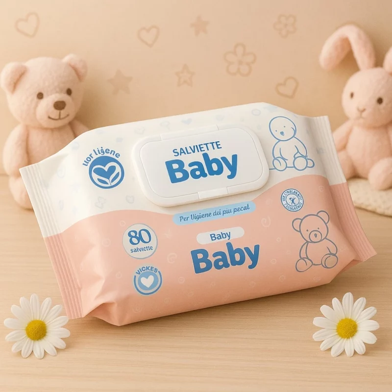 Lot de 3 (1,22€ Pièce) : Paquet de 80 lingettes Bébé àNeutres - Setahome