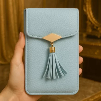 Mélange de 3 (soit 6€) : Pochettes Sac avec Pampille – Coloris Mélangés – Image 4