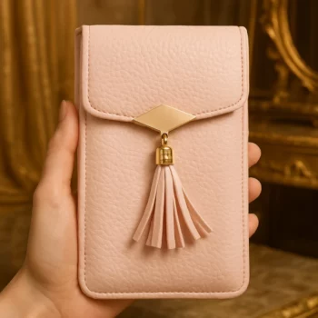 Mélange de 3 (soit 6€) : Pochettes Sac avec Pampille – Coloris Mélangés