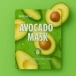 Lot de 6 (soit 0,73€ pièce) : Masques Visage Nourrissants à l’Avocat 25 g – KORMESIC