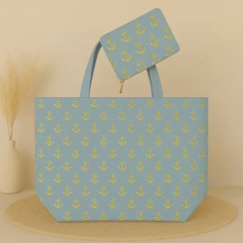 Mélange de 6  (soit 4,30€) Sacs de Plage avec Porte-Monnaie - Couleurs Assorties – Image 6