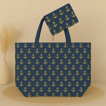 Mélange de 6  (soit 4,30€) Sacs de Plage avec Porte-Monnaie - Couleurs Assorties