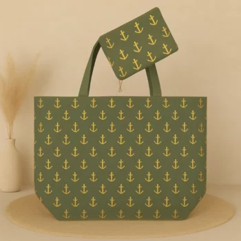 Mélange de 6  (soit 4,30€) Sacs de Plage avec Porte-Monnaie - Couleurs Assorties – Image 4