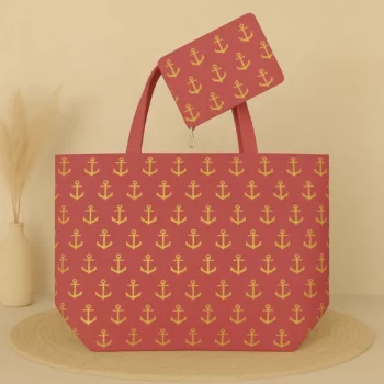 Mélange de 6  (soit 4,30€) Sacs de Plage avec Porte-Monnaie - Couleurs Assorties – Image 2