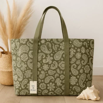 Mélange de 6 (soit 3,75€) Sacs de Plage Motif BANDANA - Couleurs Assorties