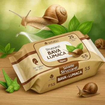 Lot de 3 (1,55€ Pièce) : Paquet de 25 Lingettes Démaquillantes à la Bave d’Escargot - Setahome