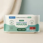 Carton de 12 (soit 2,65€ le paquet) : Lingettes Corporelles Adultes - Brevia - 60 Lingettes par Paquet 🚿