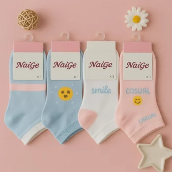 Lot de 96 Paires - 32 Modèles Différents (0,30€ Pièce) : Paires de Chaussettes Femme – Collection Pastel – Image 5