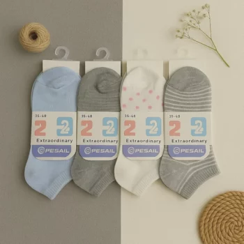 Lot de 36 Paires - 12 Modèles Différents (0,40€ Pièce) : Paires de Chaussettes Femme – Collection Classique – Image 5