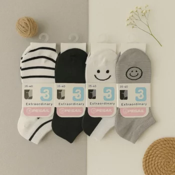 Lot de 36 Paires - 12 Modèles Différents (0,40€ Pièce) : Paires de Chaussettes Femme – Collection Classique – Image 2
