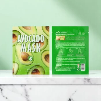 Lot de 6 (soit 0,73€ pièce) : Masques Visage Apaisants à l’Aloe Vera 25 g – KORMESIC – Image 2