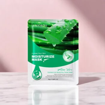 Lot de 6 (soit 0,73€ pièce) : Masques Visage Hydratants Aloe Vera 25g – FAYANKOU – Image 2