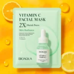 Pack de 6 (soit 0,73€ pièce) : Masque Visage à la VITAMINE C. 30g – Bioaqua