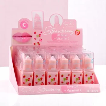 Présentoir de 24 (0,90€ pièce) : LIP BALM FRAISE – VITAMINE C – EASY PARIS COSMETICS – Image 3