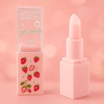 Présentoir de 24 (0,90€ pièce) : LIP BALM FRAISE – VITAMINE C – EASY PARIS COSMETICS