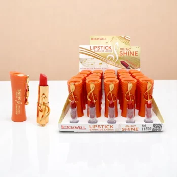 Présentoir de 25 (0,95€ pièce) : ROUGE À LÈVRES MUSIC SHINE – LETICIA WELL – Image 3