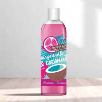 Lot de 3 (Soit 2,50€ Pièce) : Gels Douche Grenade et Noix de Coco 500 ml - Melado – Image 2